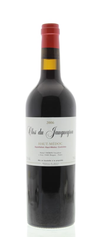 Clos du Jaugueyron Haut Medoc 2006 Front Bottle Shot