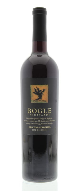 Bogle Old Vines Zinfandel 2012 Front Bottle Shot