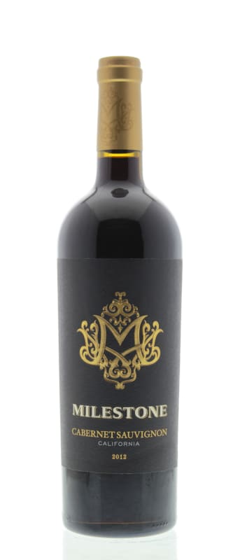 Milestone Cabernet Sauvignon 2012 Front Bottle Shot