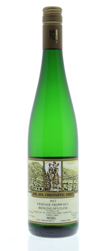J.J. Christoffel Erdener Treppchen Riesling Spatlese 2012 Front Bottle Shot