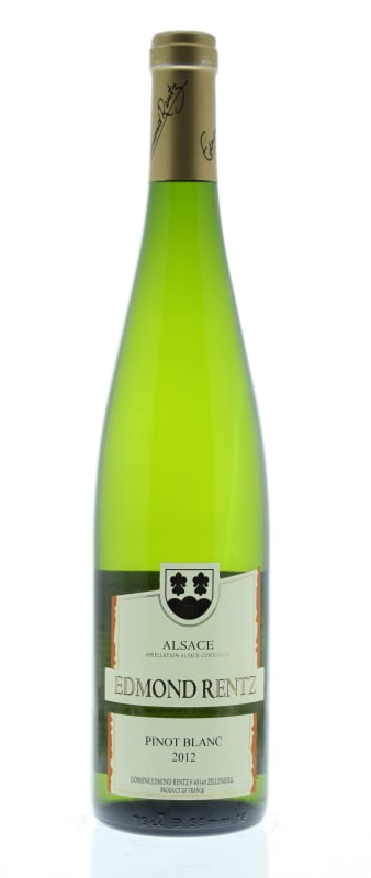 Edmond Rentz Pinot Blanc 2012 Front Bottle Shot