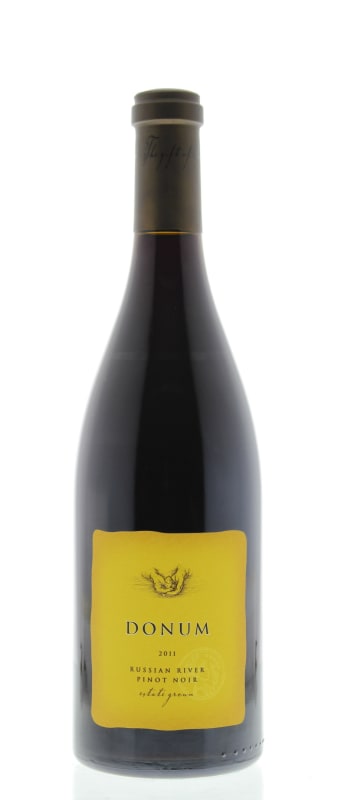 Donum Russian River Valley Pinot Noir 2011 Front Bottle Shot