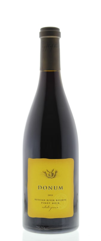 Donum Russian River Valley Reserve Pinot Noir 2011 Front Bottle Shot