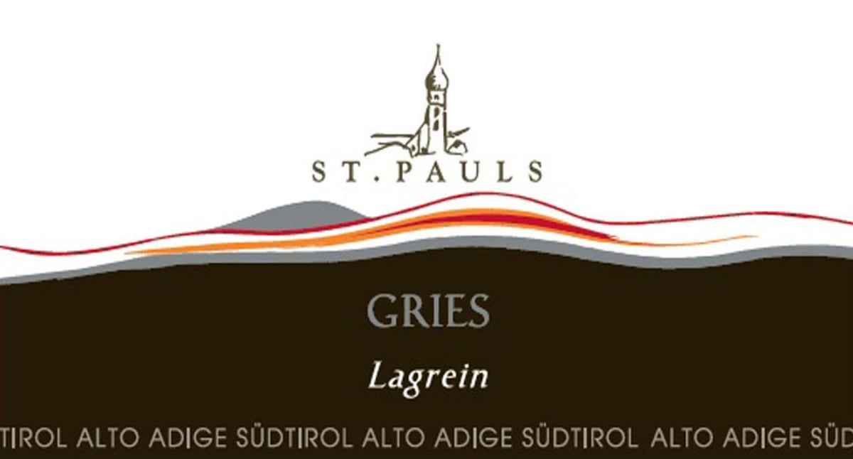 St. Pauls Alto Adige Gries Lagrein 2009 Front Label