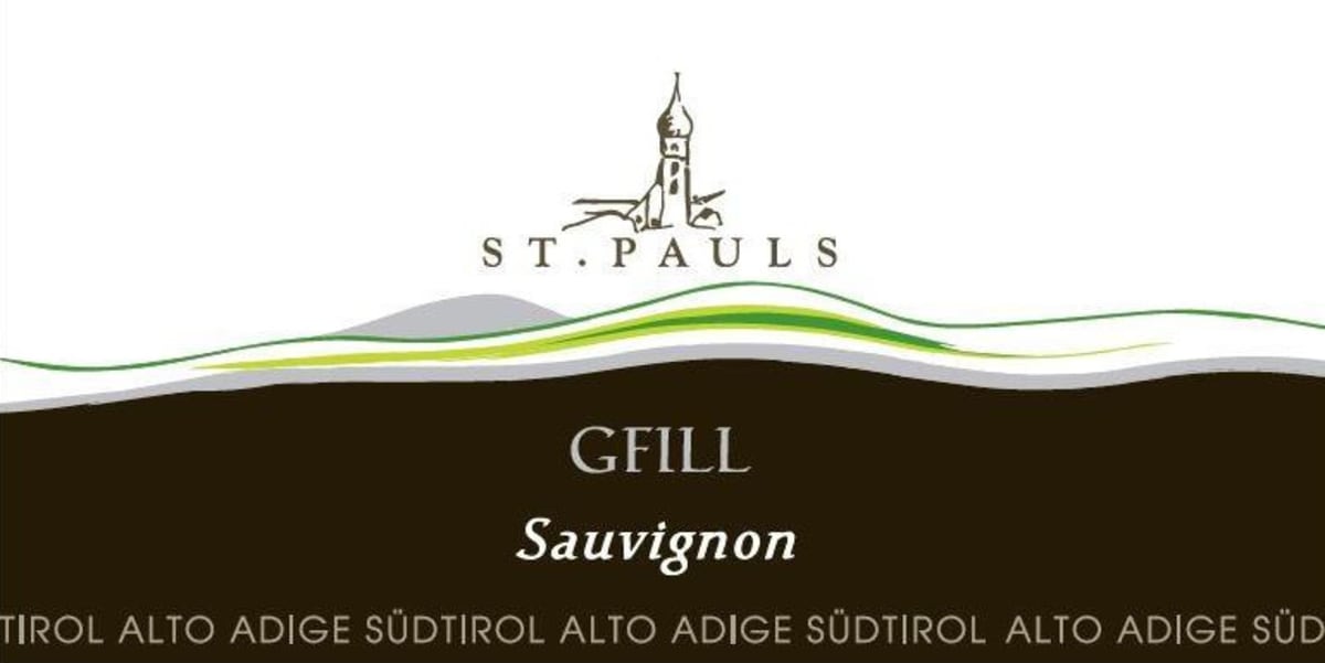 St. Pauls Alto Adige Gfill Sauvignon 2013 Front Label
