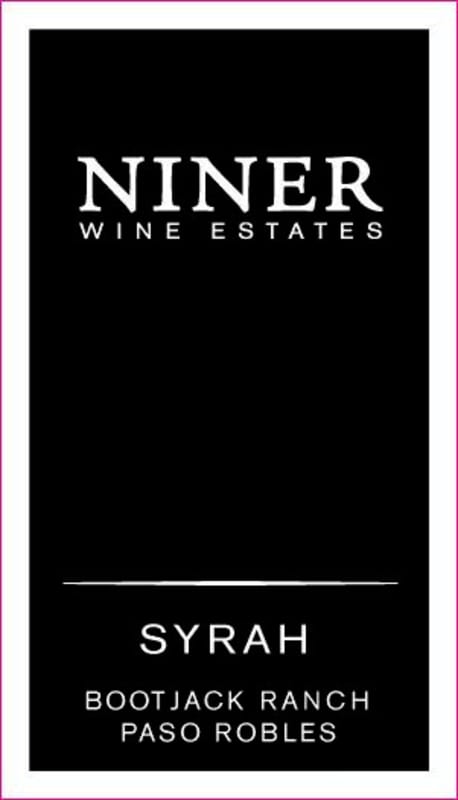 Niner Bootjack Ranch Syrah 2010 Front Label