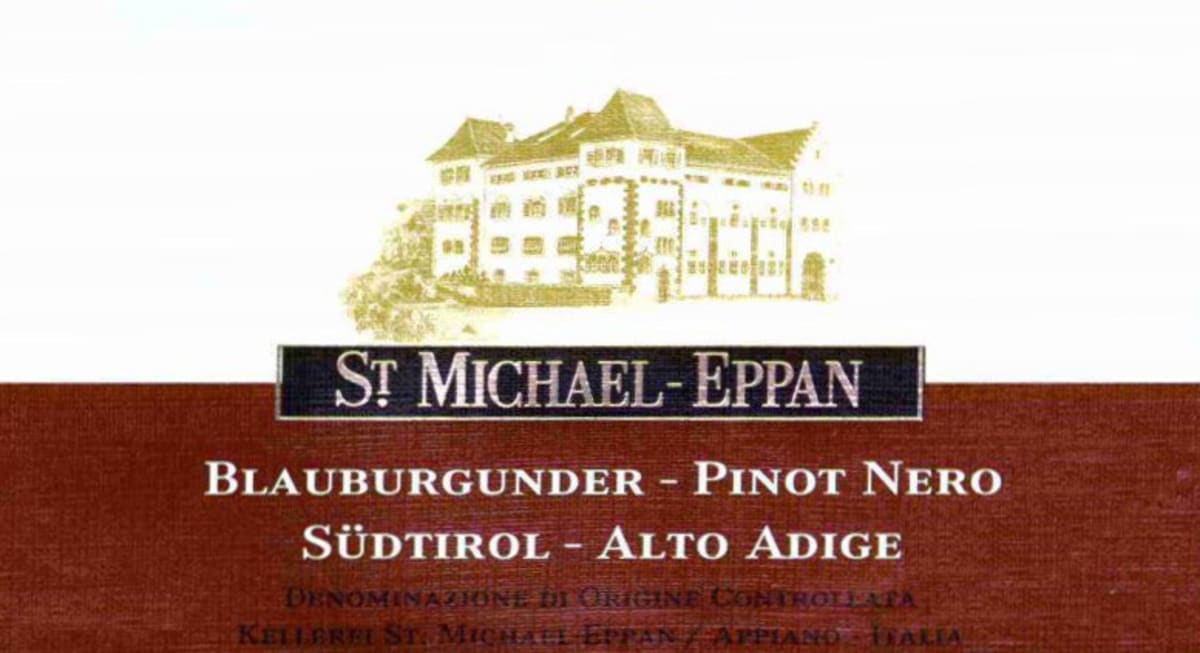 St. Michael-Eppan Sudtirol - Alto Adige Blauburgunder - Pinot Nero 2014 Front Label