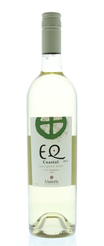 Matetic EQ Coastal Sauvignon Blanc 2013 Front Bottle Shot