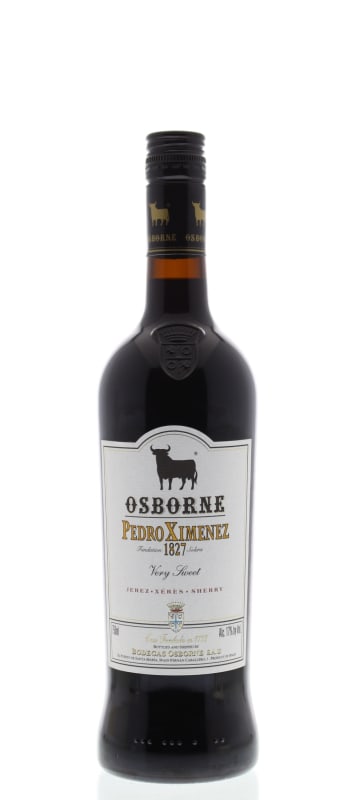 Osborne Pedro Ximenez Sherry Front Bottle Shot