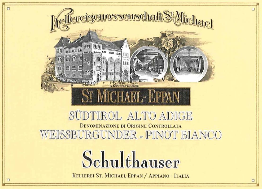 St. Michael-Eppan Schulthauser Weissburgunder - Pinot Bianco 2012 Front Label
