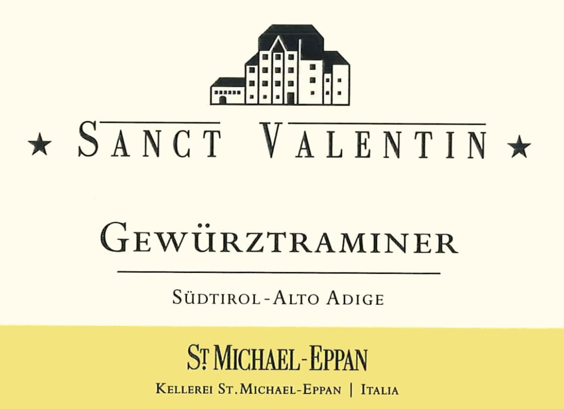 St. Michael-Eppan Sudtirol - Alto Adige Sanct Valentin Gewurztraminer 2015 Front Label