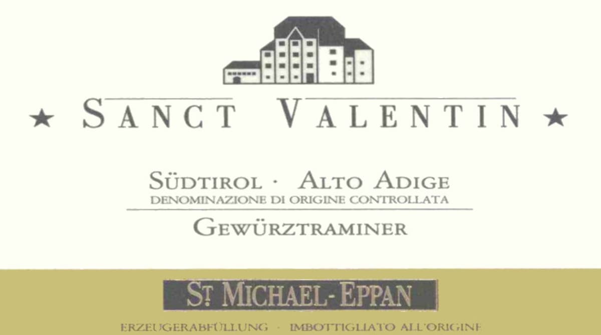 St. Michael-Eppan Sudtirol - Alto Adige Sanct Valentin Gewurztraminer 2009 Front Label