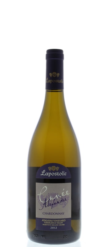 Lapostolle Cuvee Alexandre Chardonnay 2012 Front Bottle Shot