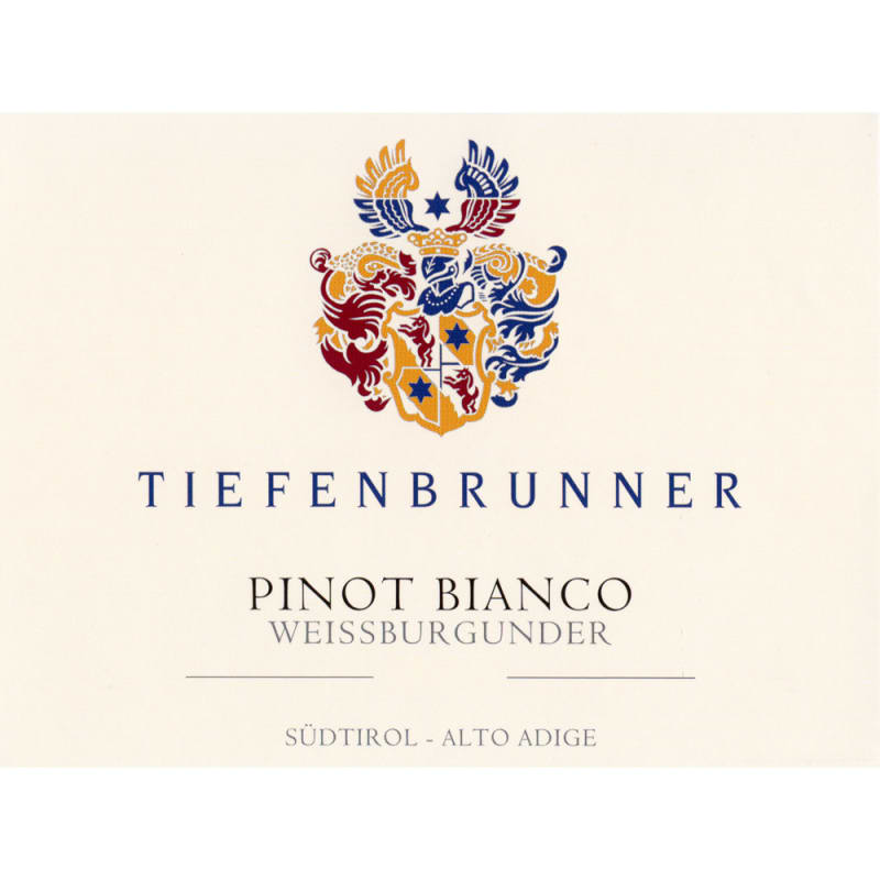 Tiefenbrunner Pinot Bianco 2012 Front Label
