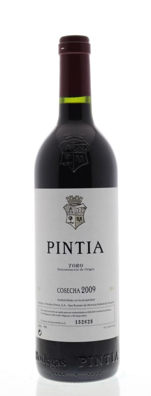 Tempos Vega Sicilia Pintia 2009 Front Bottle Shot