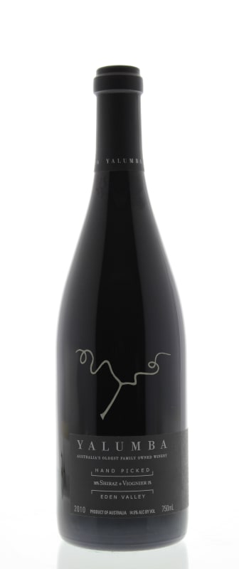 Yalumba Hand Picked Barossa Shiraz-Viognier 2010 Front Bottle Shot