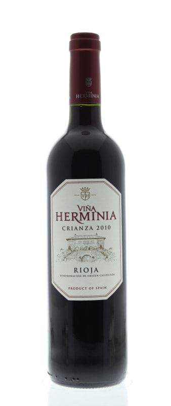 Vina Herminia Crianza 2010 Front Bottle Shot