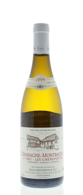 Domaine Henri Prudhon Chassagne-Montrachet Les Chenevottes Premier Cru 2009 Front Bottle Shot
