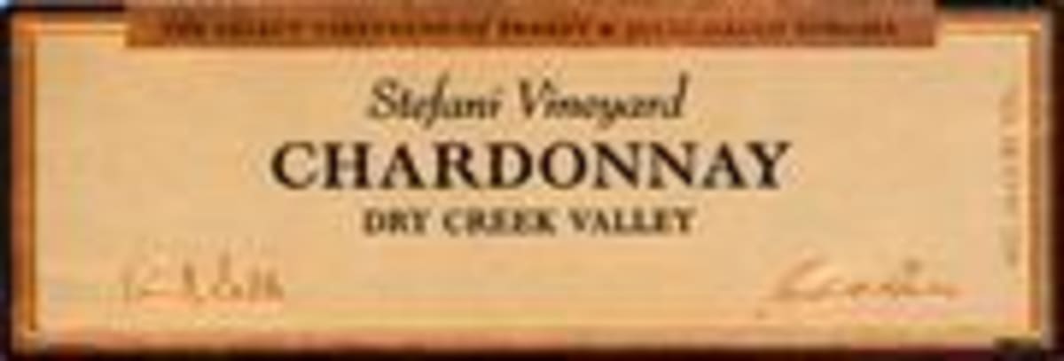 Gallo of Sonoma Stefani Chardonnay 1997 Front Label