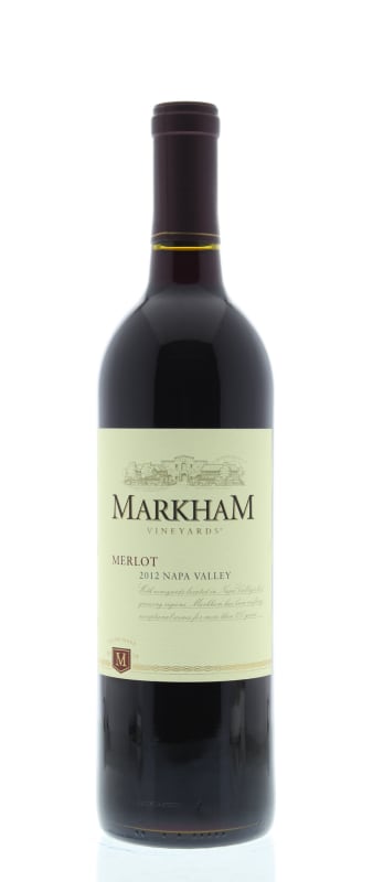 Markham Merlot 2012 Front Bottle Shot