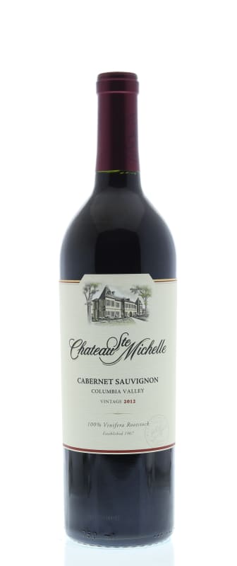 Chateau Ste. Michelle Cabernet Sauvignon 2012 Front Bottle Shot