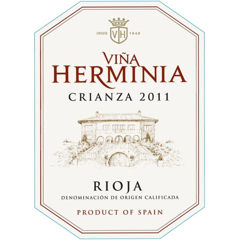 Vina Herminia Crianza 2011 Front Label