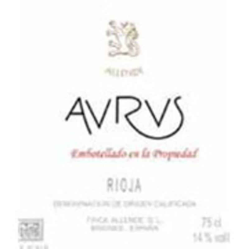 Finca Allende Rioja Aurus 2001 Front Label