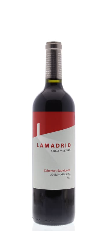 Lamadrid Single Vineyard Cabernet Sauvignon 2012 Front Bottle Shot