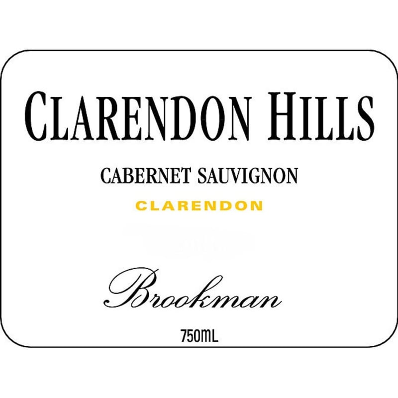 Clarendon Hills Brookman Cabernet Sauvignon 2007 Front Label