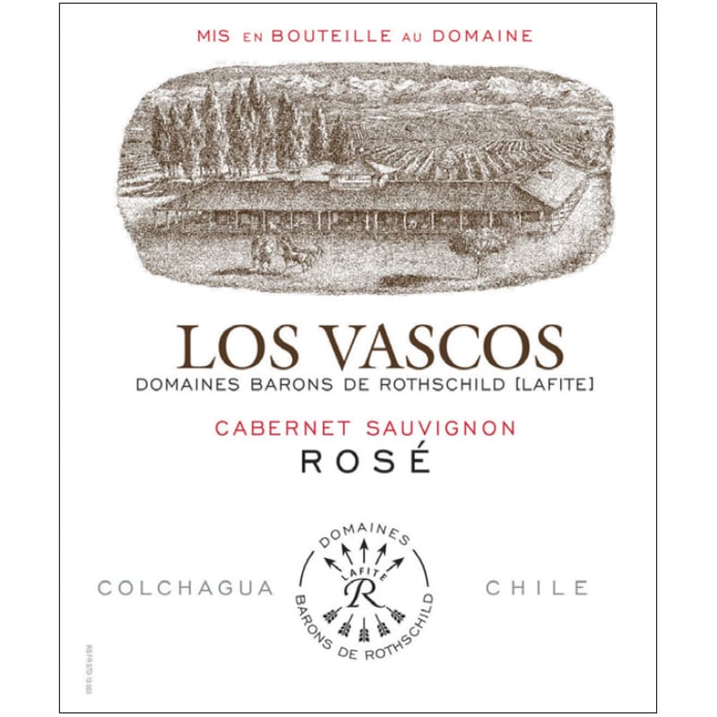 Los Vascos Rose 2013 Front Label