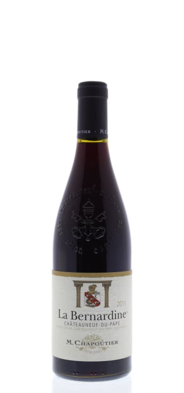 M. Chapoutier Chateauneuf-du-Pape La Bernardine 2011 Front Bottle Shot