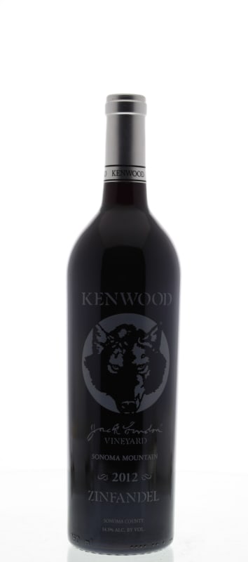 Kenwood Jack London Vineyard Zinfandel 2012 Front Bottle Shot