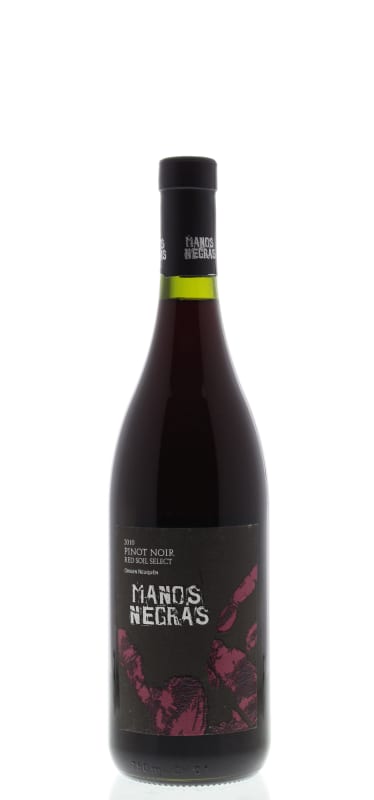 Manos Negras Red Soil Select Pinot Noir 2010 Front Bottle Shot