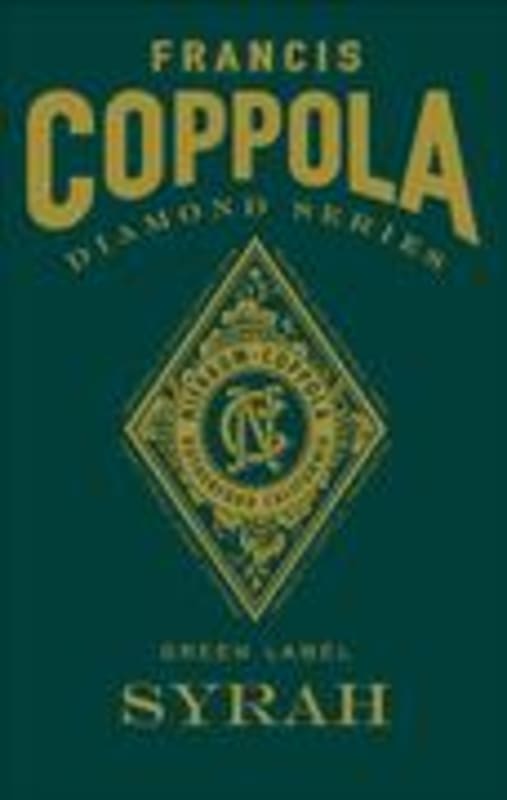 Francis Ford Coppola Diamond Collection Syrah 1998 Front Label