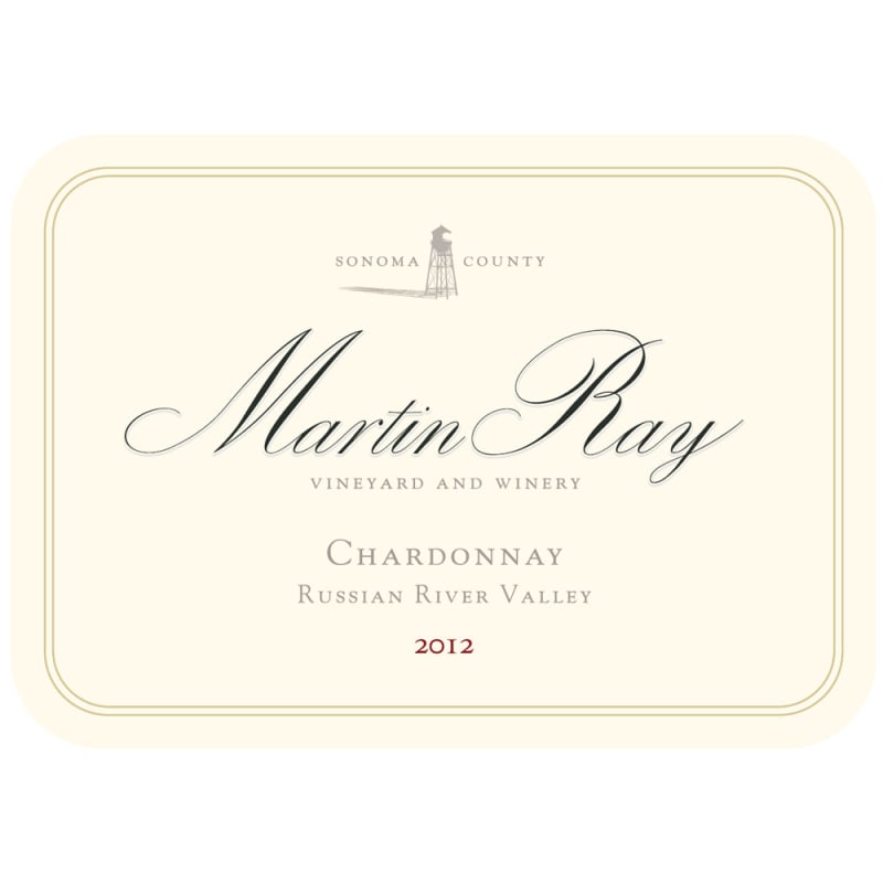 Martin Ray Russian River Valley Chardonnay (375ML half-bottle) 2012 Front Label