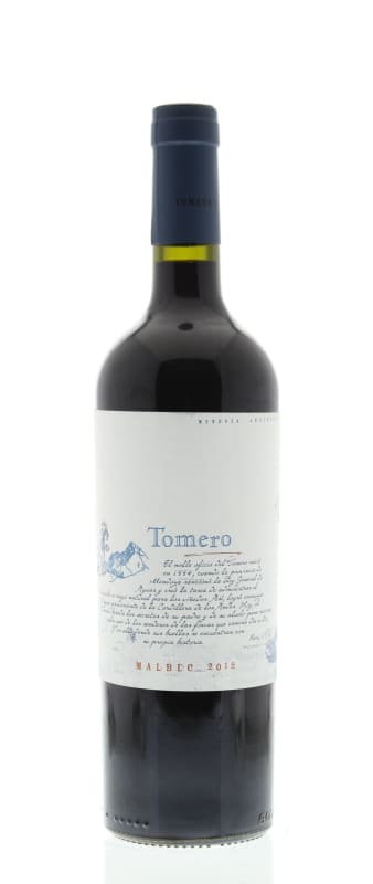 Tomero Malbec 2012 Front Bottle Shot