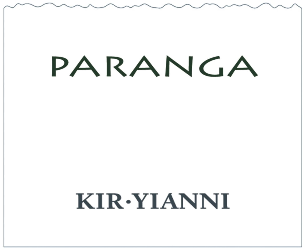 Kir-Yianni Paranga White Blend 2014 Front Label
