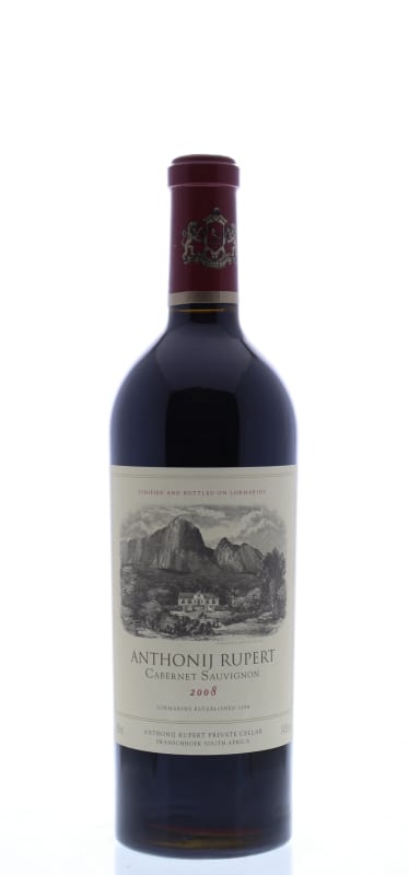 Anthonij Rupert Cabernet Sauvignon 2008 Front Bottle Shot