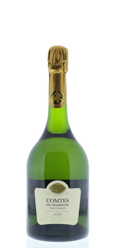 Taittinger Comtes de Champagne Blanc de Blancs 2005 Front Bottle Shot