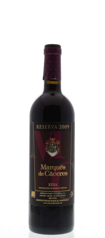 Marques de Caceres Rioja Reserva 2009 Front Bottle Shot