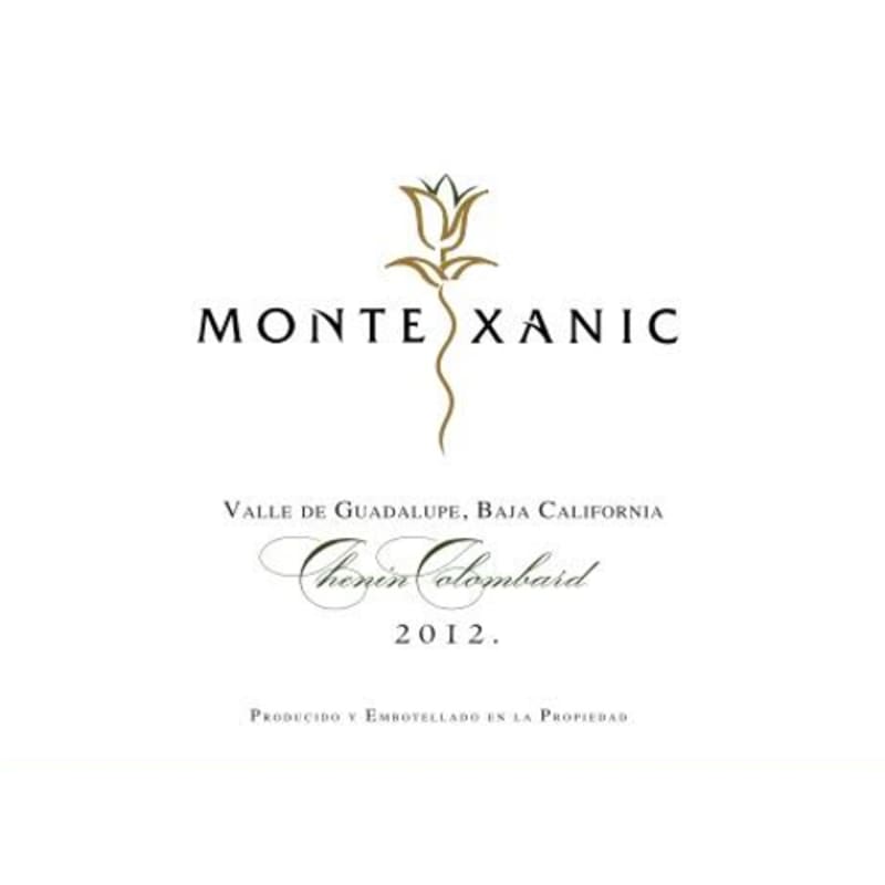 Monte Xanic Chenin Colombard 2012 Front Label