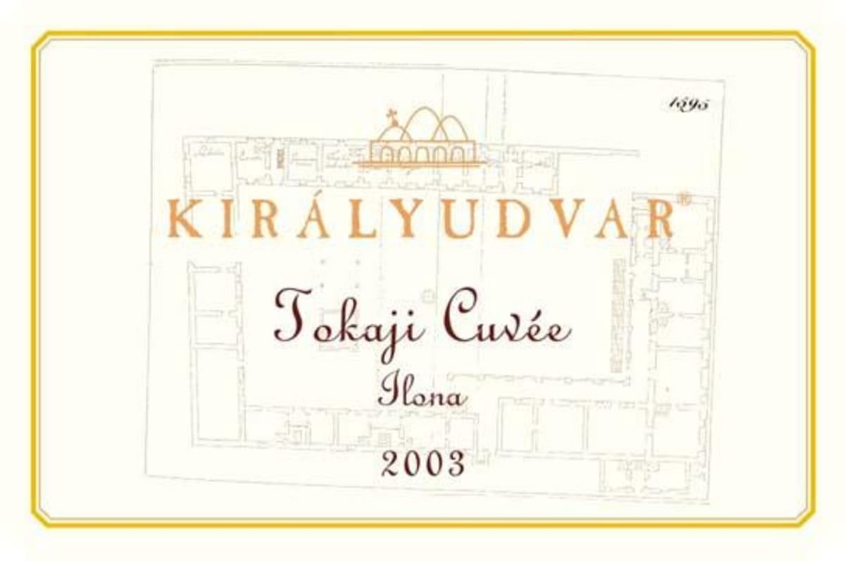 Kiralyudvar Tokaji Cuvee Ilona 2003 Front Label