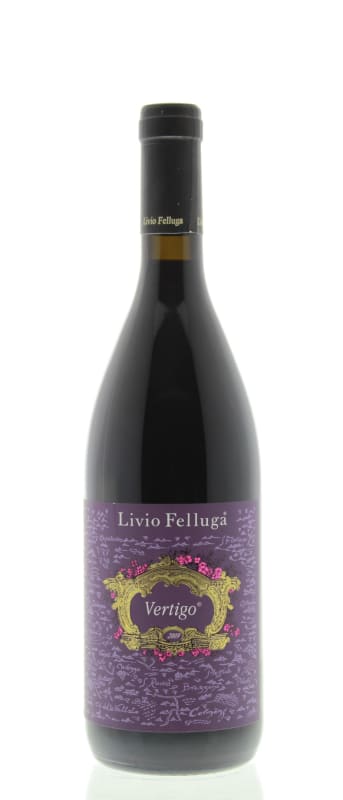 Livio Felluga Vertigo Rosso 2009 Front Bottle Shot