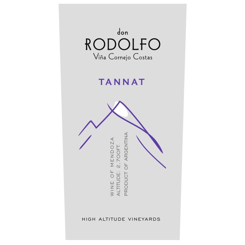 Don Rodolfo Tannat 2013 Front Label
