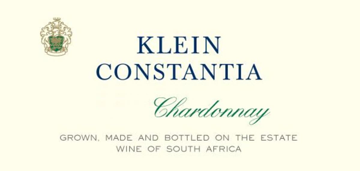Klein Constantia Chardonnay 2007 Front Label