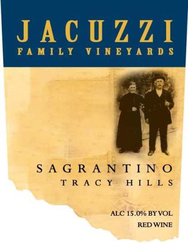 Jacuzzi Sagrantino 2011 Front Label