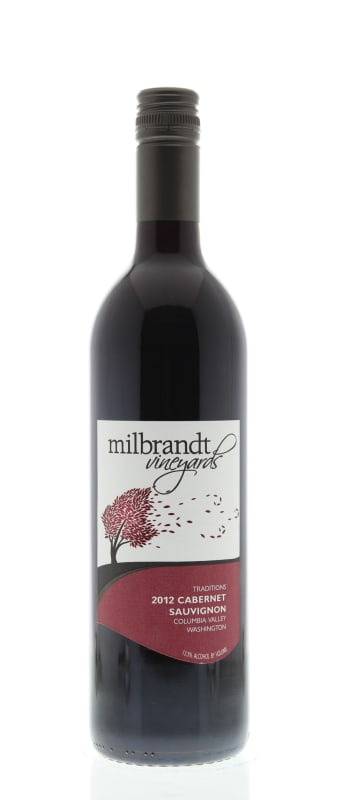 Milbrandt Traditions Cabernet Sauvignon 2012 Front Bottle Shot