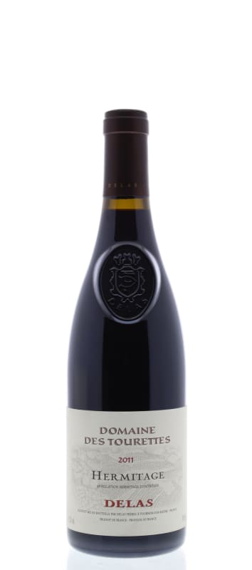 Delas Hermitage Domaine des Tourettes 2011 Front Bottle Shot