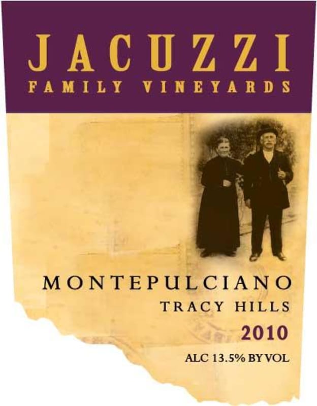 Jacuzzi Montepulciano 2010 Front Label