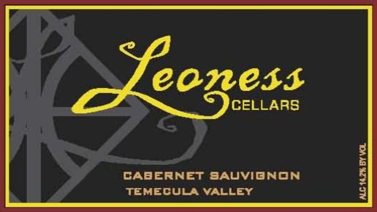 Leoness Cellars Temecula Valley Cabernet Sauvignon 2013 Front Label